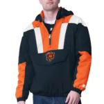 Chicago Bears Charger Half-Zip Pullover Jacket