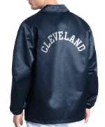 Cleveland Guardians Point Man Coaches Navy Jacket