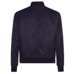 Navy Columbus Blue Jackets Nylon Lightweight Bomber Jacket