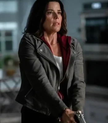 Neve Campbell Scream 7 Grey Suede Jacket