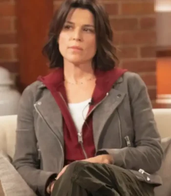 Neve Campbell Scream 7 Grey Suede Jacket