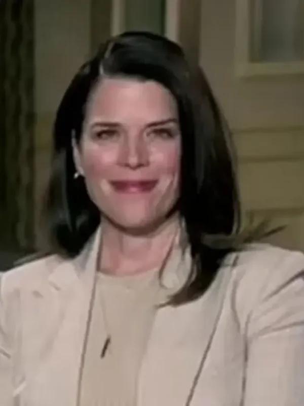 Neve Campbell Scream White Blazer Coat