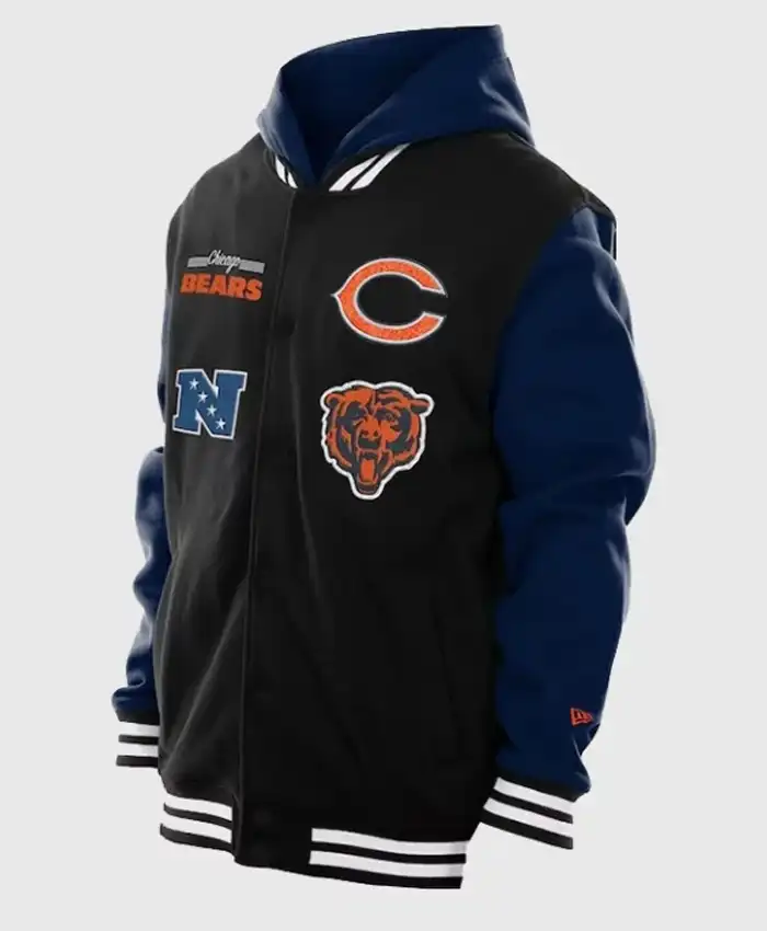 New Era Chicago Bears Hooded Jacket New Era Chicago Bears Hooded Jacket