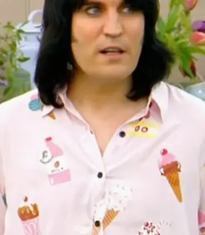Noel Fielding Bake Off Tomato Printed Shirt