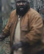 Nonso Anozie Sweet Tooth S02 Brown Leather Jacket