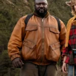 Nonso Anozie Sweet Tooth S02 Brown Leather Jacket