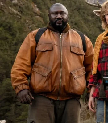 Nonso Anozie Sweet Tooth S02 Brown Leather Jacket
