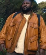 Nonso Anozie Sweet Tooth S02 Brown Leather Jacket