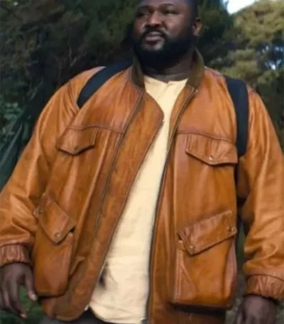 Nonso Anozie Sweet Tooth S02 Brown Leather Jacket