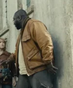 Nonso Anozie Sweet Tooth S02 Brown Leather Jacket