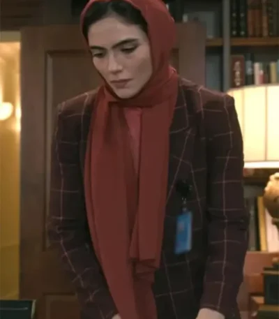 Noor Taheri The Night Agent Wool Coat