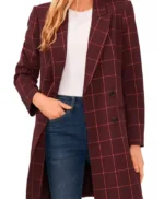 Noor Taheri The Night Agent Wool Coat