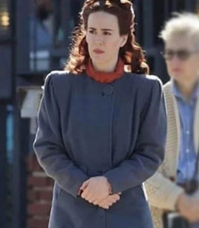 Nurse Mildred Ratched Navy Blue Long Coat