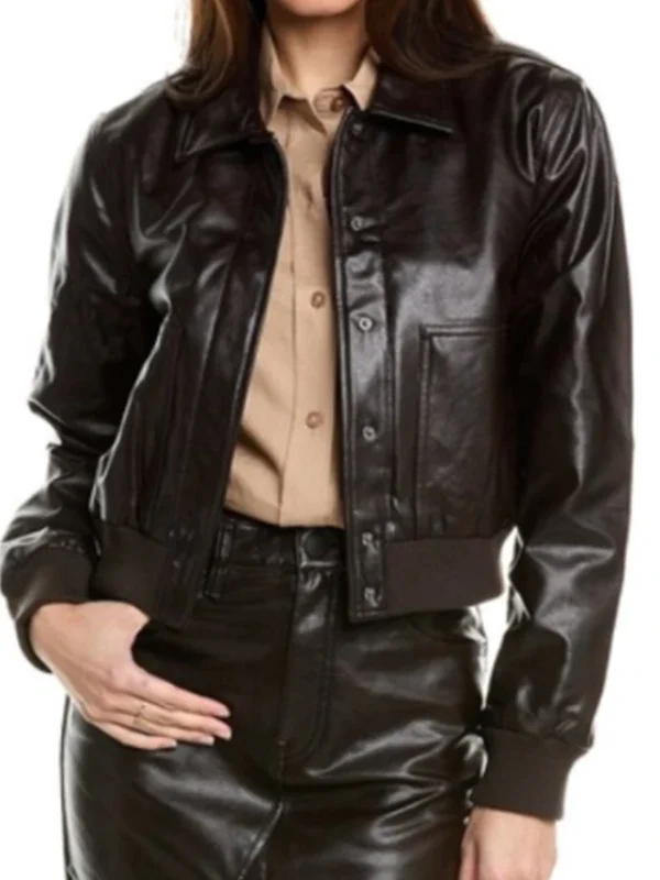 Nyla Harper The Rookie S07 Black Bomber Jacket