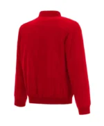 Cleveland Guardians Nylon Red Bomber Jacket