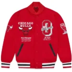 Ovo Chicago Bulls Varsity Red Wool Jacket