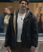 Owen Hendricks The Recruit Black Hooded Jacket