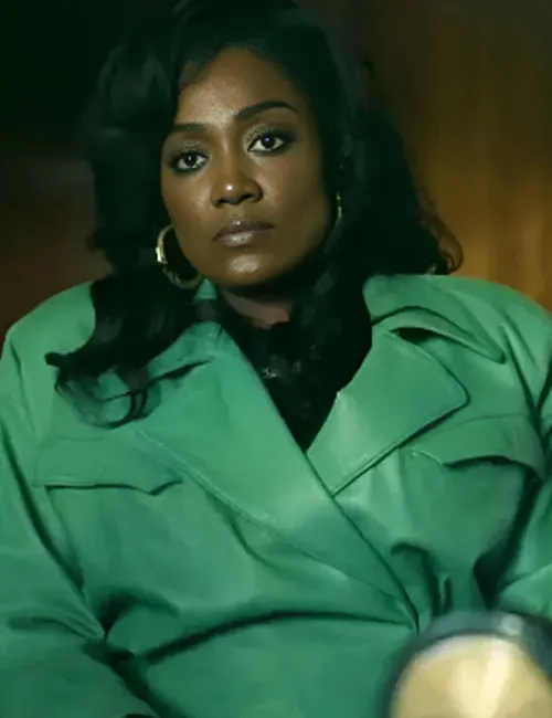 Patina Miller Power Book III Raising Kanan S03 Leather Jacket Patina Miller Power Book III Raising Kanan S03 Leather Jacket