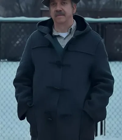 Paul Giamatti The Holdovers Winter Coat