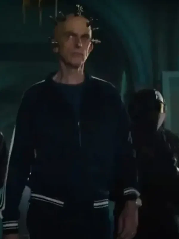 Peter Capaldi Suicide Squad Thinker Bomber Jacket