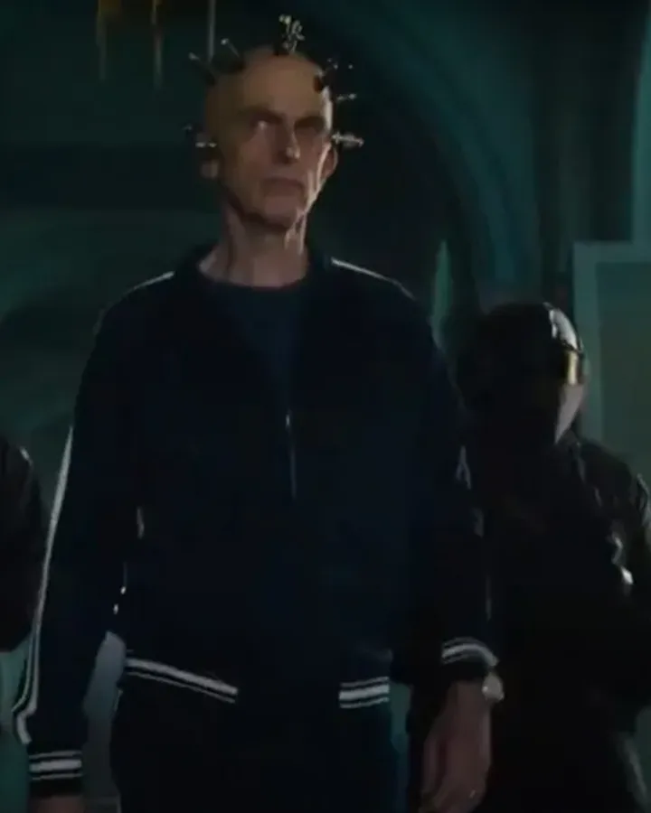 Peter Capaldi Suicide Squad Thinker Bomber Jacket Peter Capaldi Suicide Squad Thinker Bomber Jacket