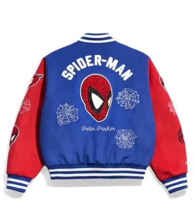 Peter Parker Spider Man Varsity Jacket