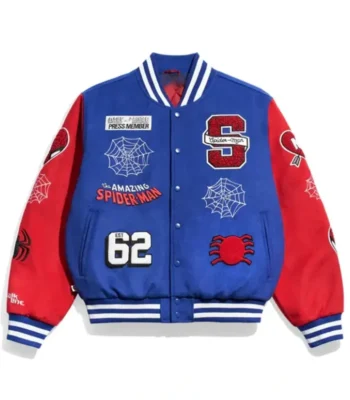 Peter Parker Spider Man Varsity Jacket