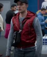 Ted Lasso Jamie Tartt S02 Red Hooded Vest