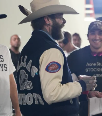 Post Malone Thanksgiving Halftime Show Cowboys Jacket