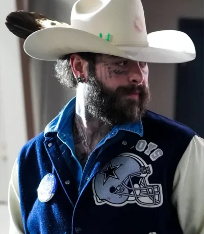 Post Malone Thanksgiving Halftime Show Cowboys Jacket