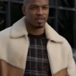 Power Book II Ghost 2 Bit Fur Brown Sherpa Jacket