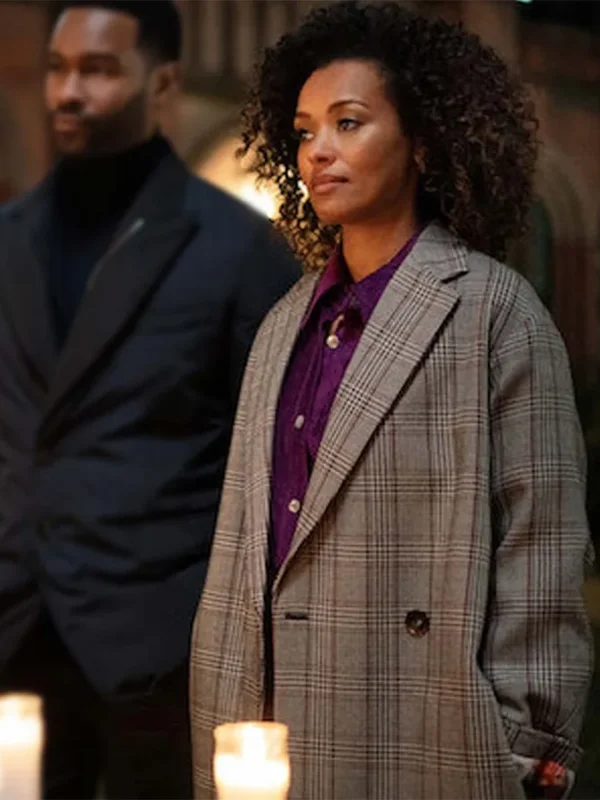 Power Book II Ghost Caridad Milgram Trench Coat Jacket Blazer