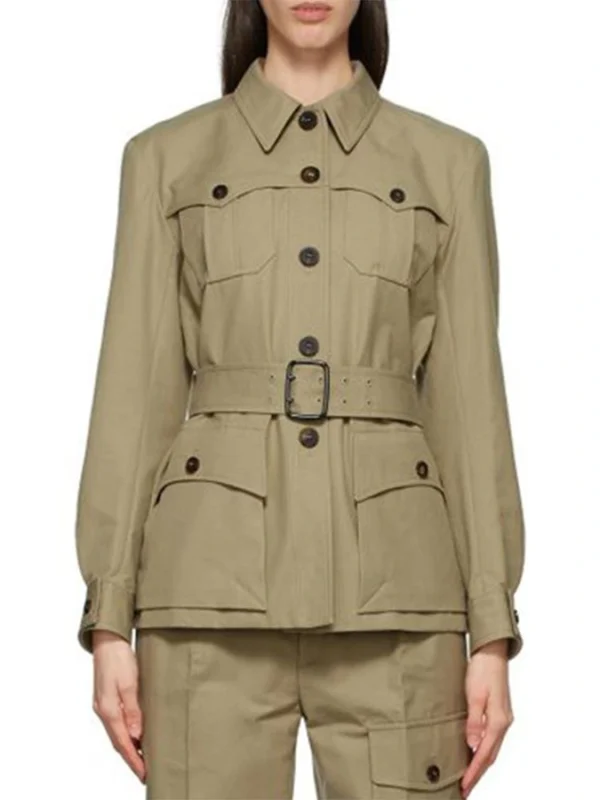 Power Book II Ghost S02 Lauren Olive Green Jacket