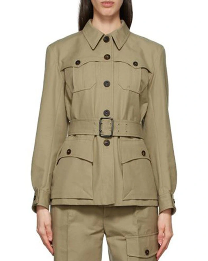 Power Book II Ghost S02 Lauren Olive Green Jacket Power Book II Ghost S02 Lauren Olive Green Jacket