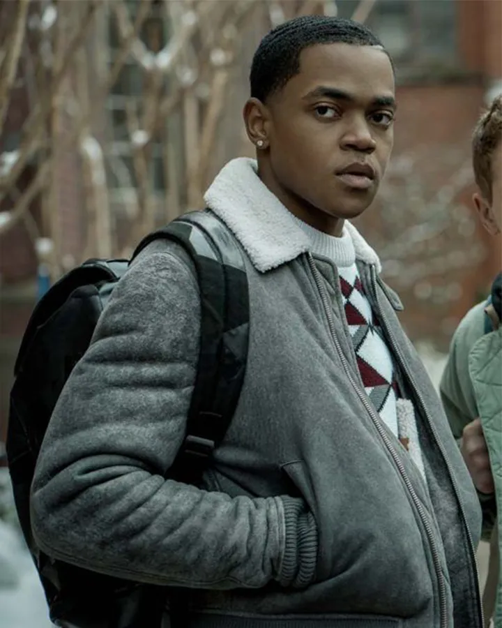Power Book II Ghost S02 Tariq St Patrick Grey Fur Jacket Power Book II Ghost S02 Tariq St Patrick Grey Fur Jacket