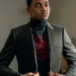 Power Book II Ghost S03 Tariq St. Patrick Black Blazer
