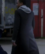 Power Book II Ghost S03 Tariq St. Patrick Grey Trench Coat