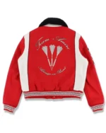 Power Book II Ghost S03 Tariq St. Patrick Varsity Red Jacket