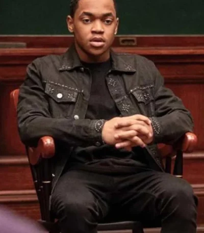 Power Book II Ghost Tariq St Patrick Black Cotton Jacket