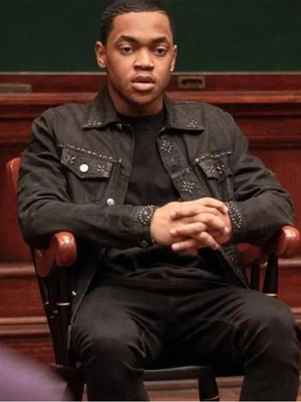 Power Book II Ghost Tariq St Patrick Black Cotton Jacket
