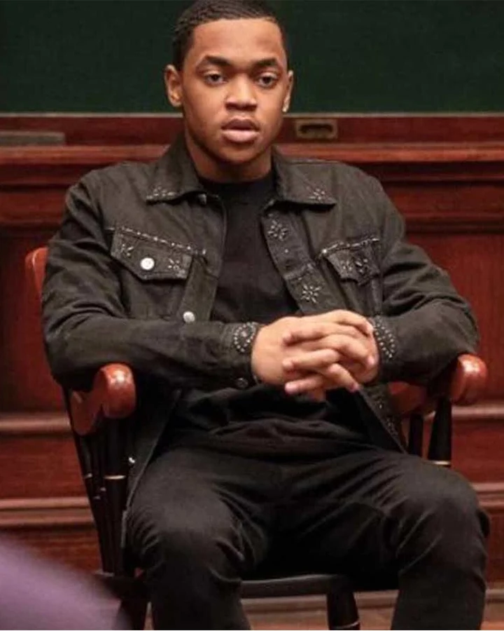 Power Book II Ghost Tariq St Patrick Black Cotton Jacket Power Book II Ghost Tariq St Patrick Black Cotton Jacket