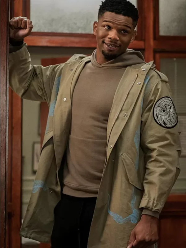 Power Book II Ghost Zeke Khaki Coat