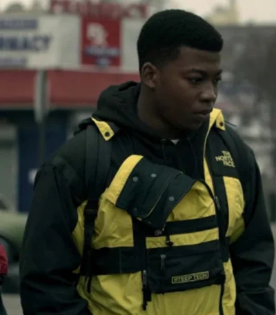 Power Book III Kanan Stark Yellow and Black Cotton Jacket