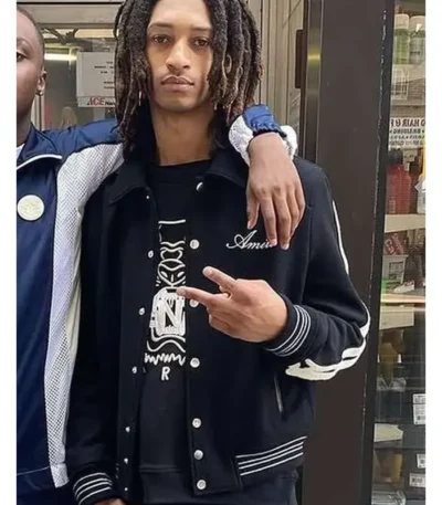 Power Book IV Force Darnell McDowell Black Varsity Jacket