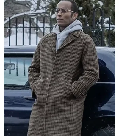 Power Book IV JP Gibbs Checked Coat
