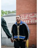 Power Book Raising Kanan Howard Velvet Bomber Jacket
