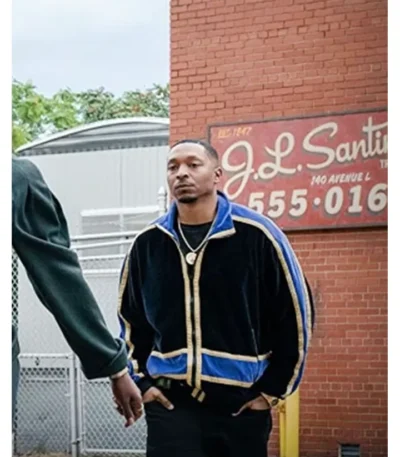 Power Book Raising Kanan Howard Velvet Bomber Jacket