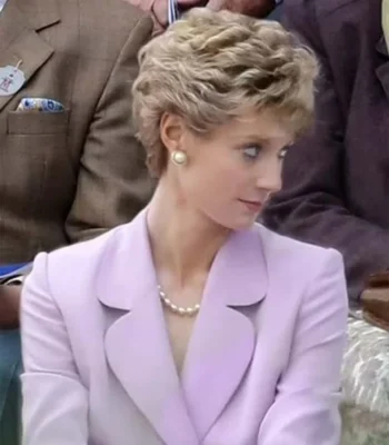 Princess Diana The Crown S05 Purple Coat