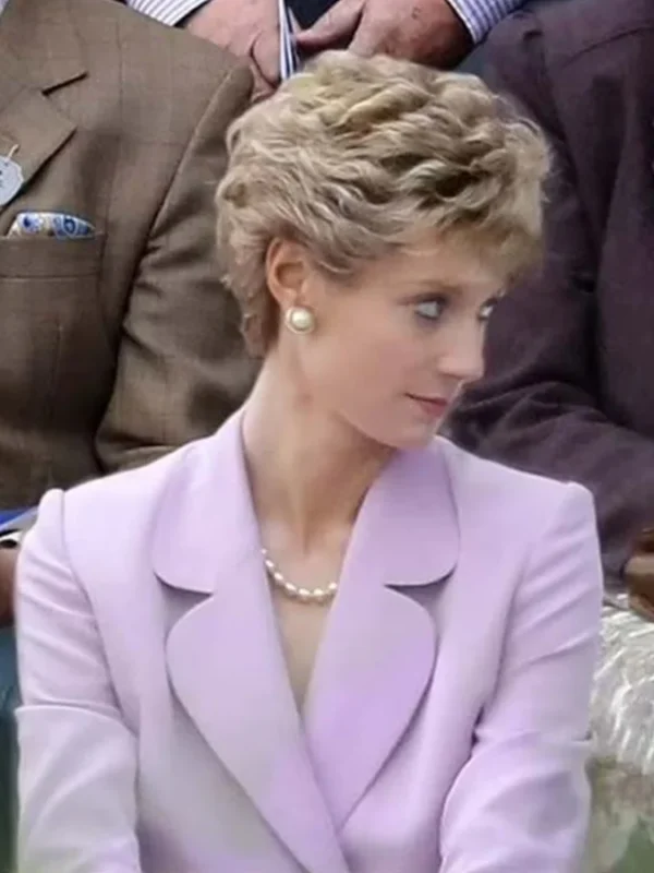 Princess Diana The Crown S05 Purple Coat