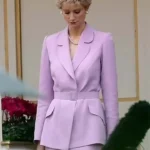 Princess Diana The Crown S05 Purple Coat